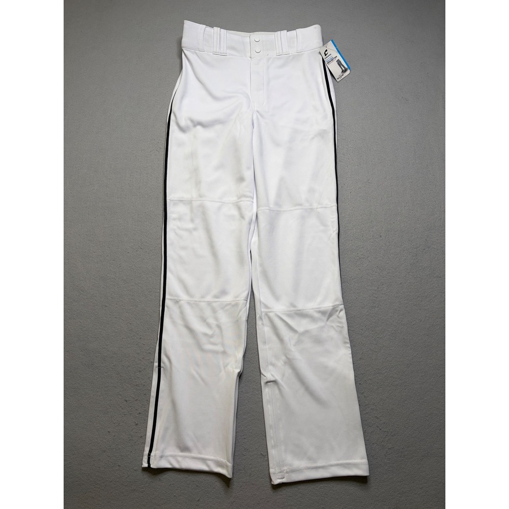 Champro Baseball Pants Youth XL White Triple Crown Open Bottom Piped BP91U